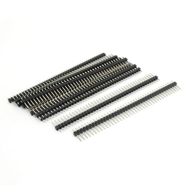 10pcs 40-pin Header Pins 2.54mm Breakaway Male for Breadboard 1x40 Single Row
